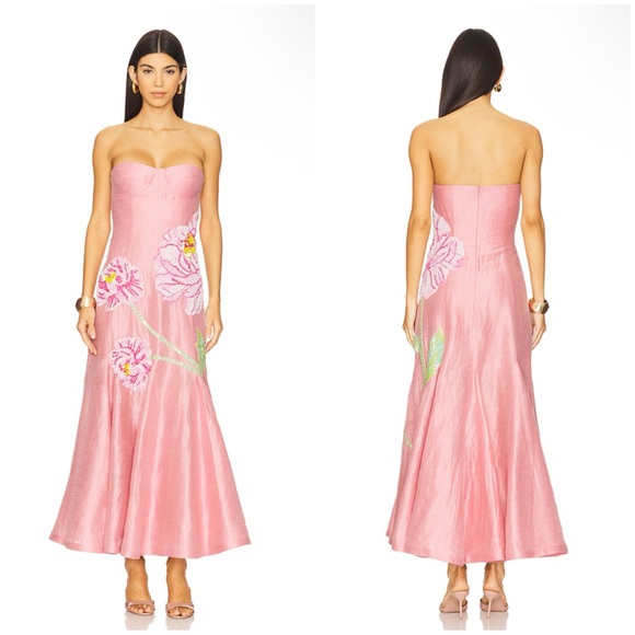 Là Fuori Dresses & Skirts - LA FUORI Petaleeza Corset Gown in Peony Size S